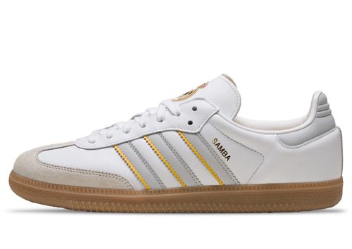 Adidas Samba Real Madrid | Sneaker für Unisex | Cloud White / Light Solid Grey / Gum
