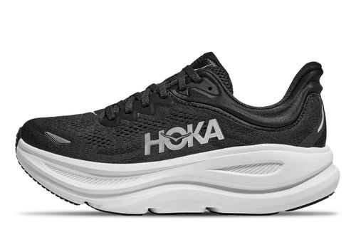 HOKA Bondi 9 | Laufschuhe für Damen | Black / White