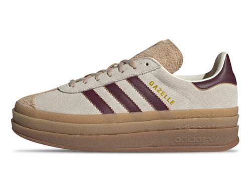 Adidas Gazelle Bold | Sneaker für Damen | Cream White / Maroon / Magic Beige