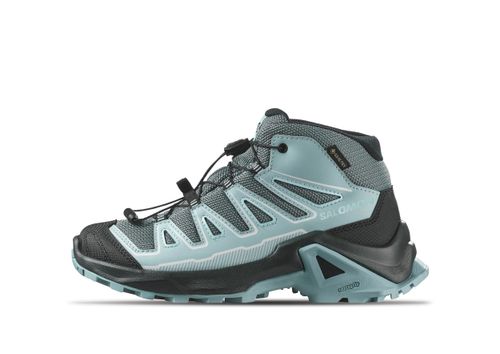 Salomon X Ultra Mid GTX | Wanderschuhe für Kinder | Turbulence / Black / Tourmaline