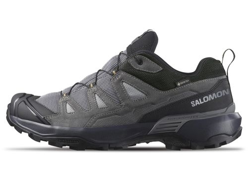Salomon X Ultra 360 Leather GTX | Wanderschuhe für Herren | Sharkskin / Castlerock / Kelp