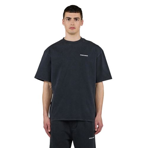 Pegador Logo Oversized Tee | Shirts für Herren | Vintage Black / White