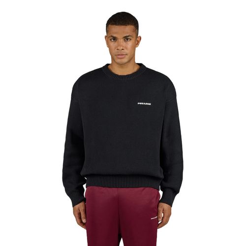 Pegador Logo Oversized Knit Sweat | Pullover für Herren | Black