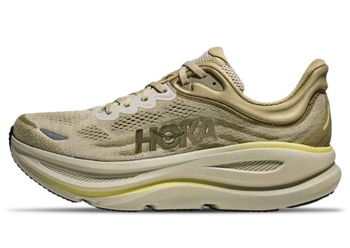 HOKA Bondi 9 | Laufschuhe für Herren | Grassland / Oyster Mushroom