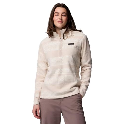 Columbia Benton Springs Printed Half Snap Fleece | Fleecepullover für Damen | Dark Stone Deschutes Days
