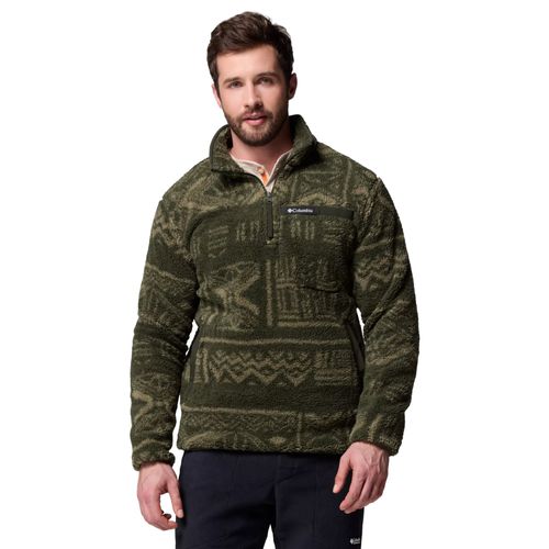 Columbia Rugged Ridge Sherpa Half Zip Fleece | Fleecepullover für Herren | Greenscape Deschutes Days