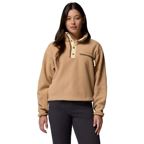 Columbia Helvetia II Cropped Half Snap Fleece | Fleecepullover für Damen | Canoe