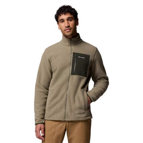 Columbia Jasper Ridge Pebbled Full Zip Fleece | Fleecejacken für Herren | Stone Green / Greenscape