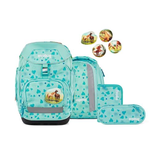 Ergobag PACK Schulrucksack-Set | Schulranzen für Kinder | Reitbärtraum