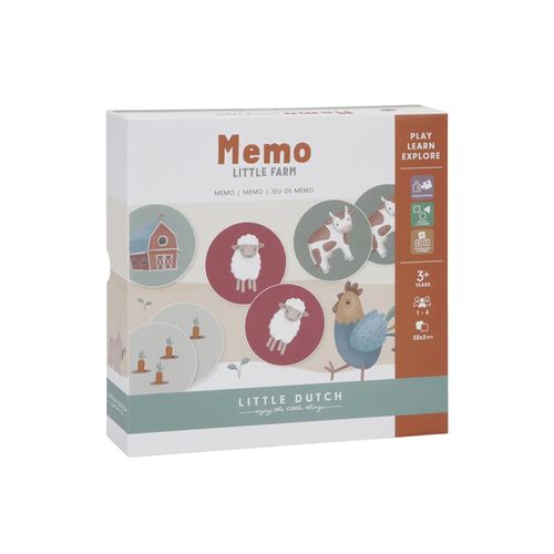 Little Dutch Memorie Little Farm | Spielsachen für Kinder | Little Farm