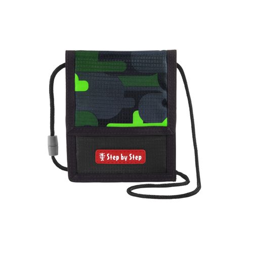 step by step Brustbeutel | Geldbeutel/Brustbeutel für Kinder | Black Cat Chiko