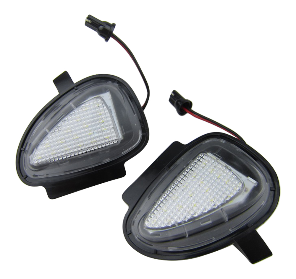 2x Spiegel Außenspiegel LED Umfeldbeleuchtung für VW Touran 2010- / Golf VI Vari