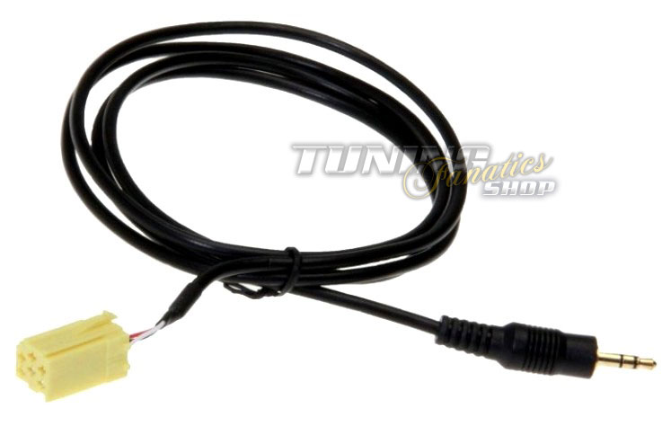 AUX Line In Adapter Stecker für Radios von Fiat Alfa Lancia MP3 Klinke 3,5 #5650