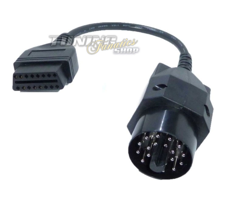 Adapter Stecker Diagnose OBD 2 auf OBD 1 20-Pin Kabel passt für BMW #7280