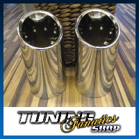 Original Audi Endrohre Auspuffblende Blenden in Chrom für Audi A3 S3 8P 2009-