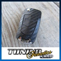 Schlüssel Carbon Design Dekor Folie Aufkleber Sticker in WEISS für Opel