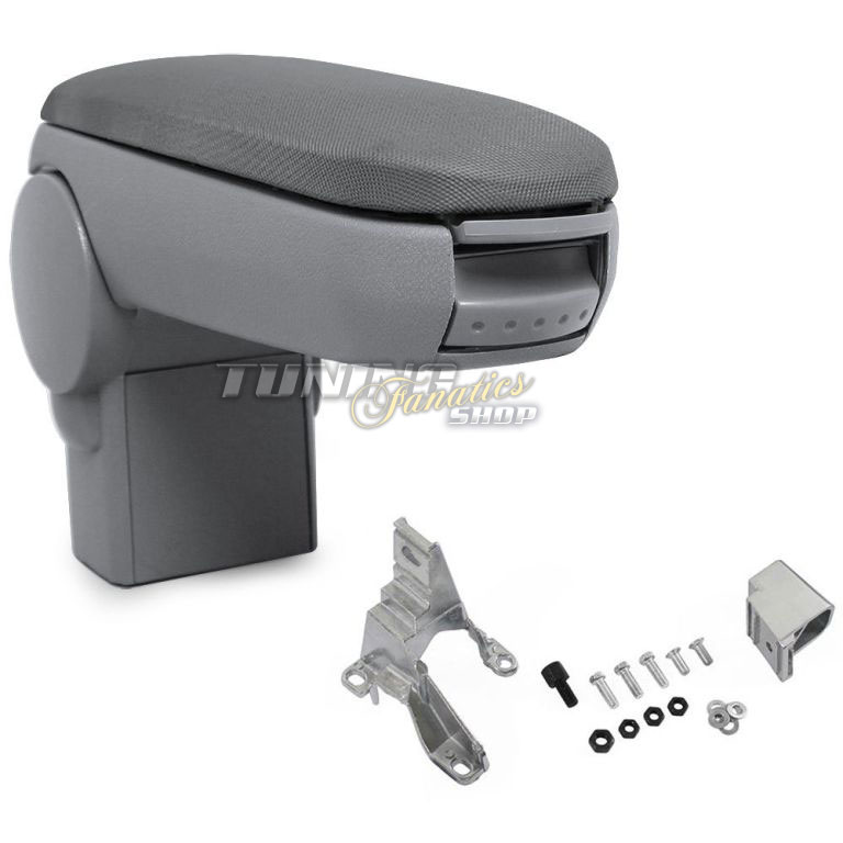 Mittelarmlehne Armlehne MAL SET für VW Golf 4 IV / Bora + Variant in Stoff GRAU