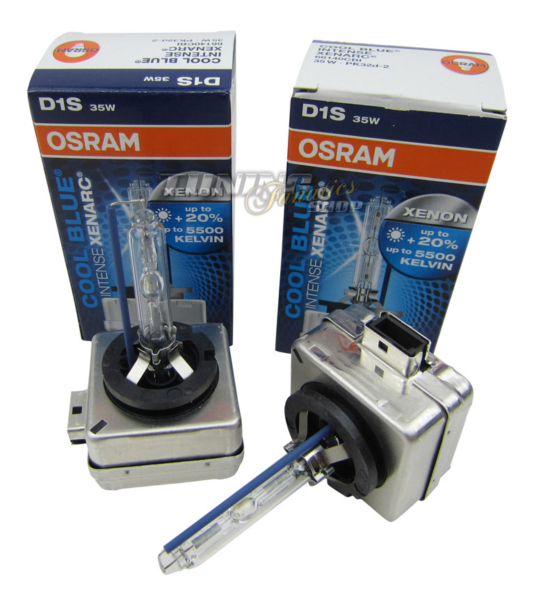 2x Original Osram COOL BLUE INTENSE 5000K Xenon Brenner Birne für D1S Fassung