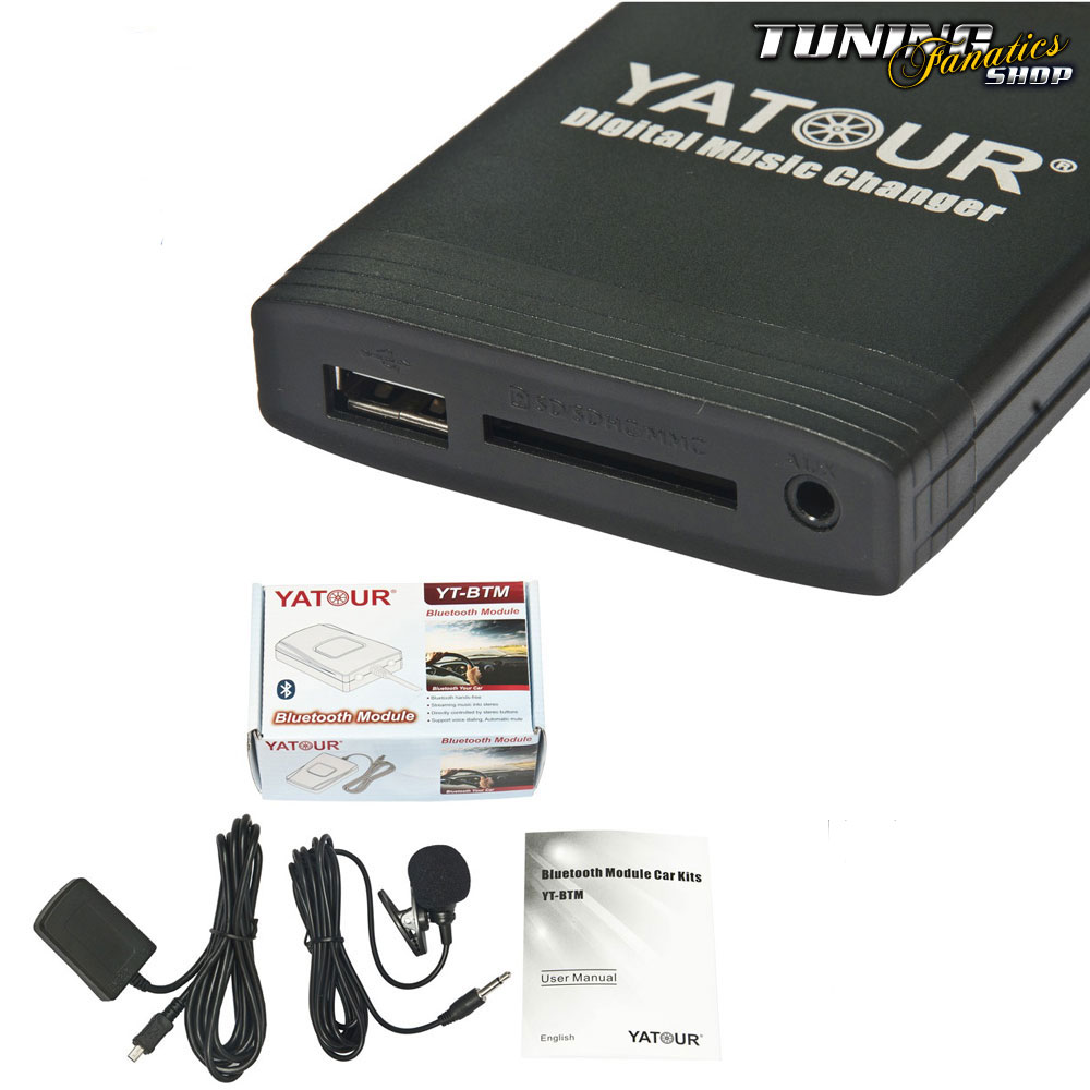 Bluetooth USB SD MP3 Aux Freisprecheinrichtung für Skoda Radio Columbus RNS 510