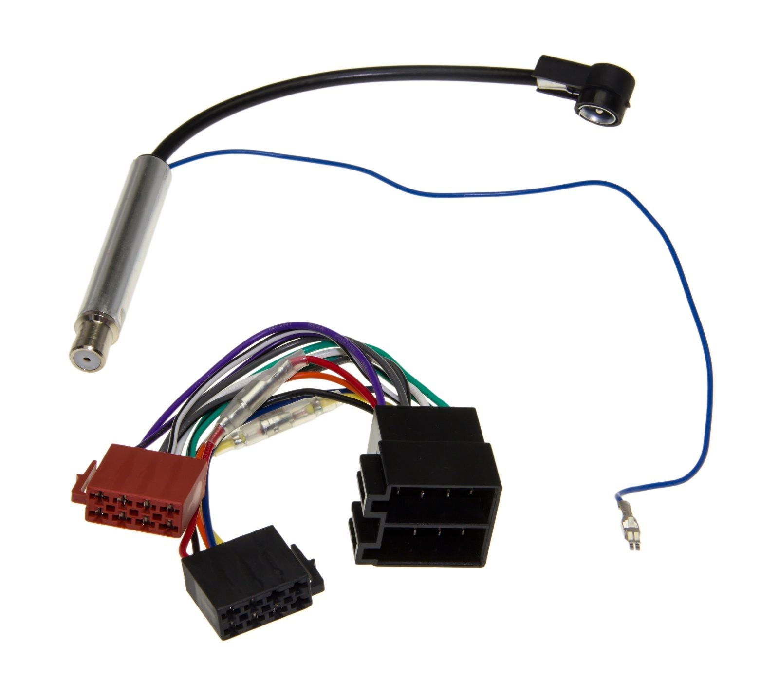 Radio Einbau Adapter Set ISO Antennen Kabel Stecker Buchse für VW New Beetle