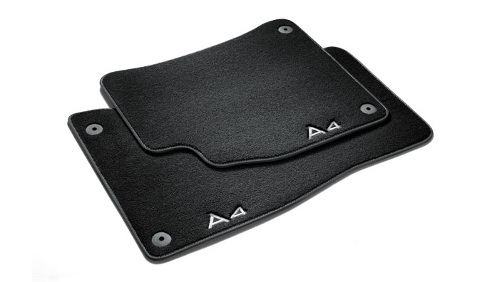 2x Original Audi Premium Velours Textil Fußmatten Matten VORN für Audi A4 8W B9
