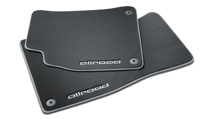 2x Original Audi Premium Velours Textil Fußmatten Matten VORN Audi A4 8K Allroad