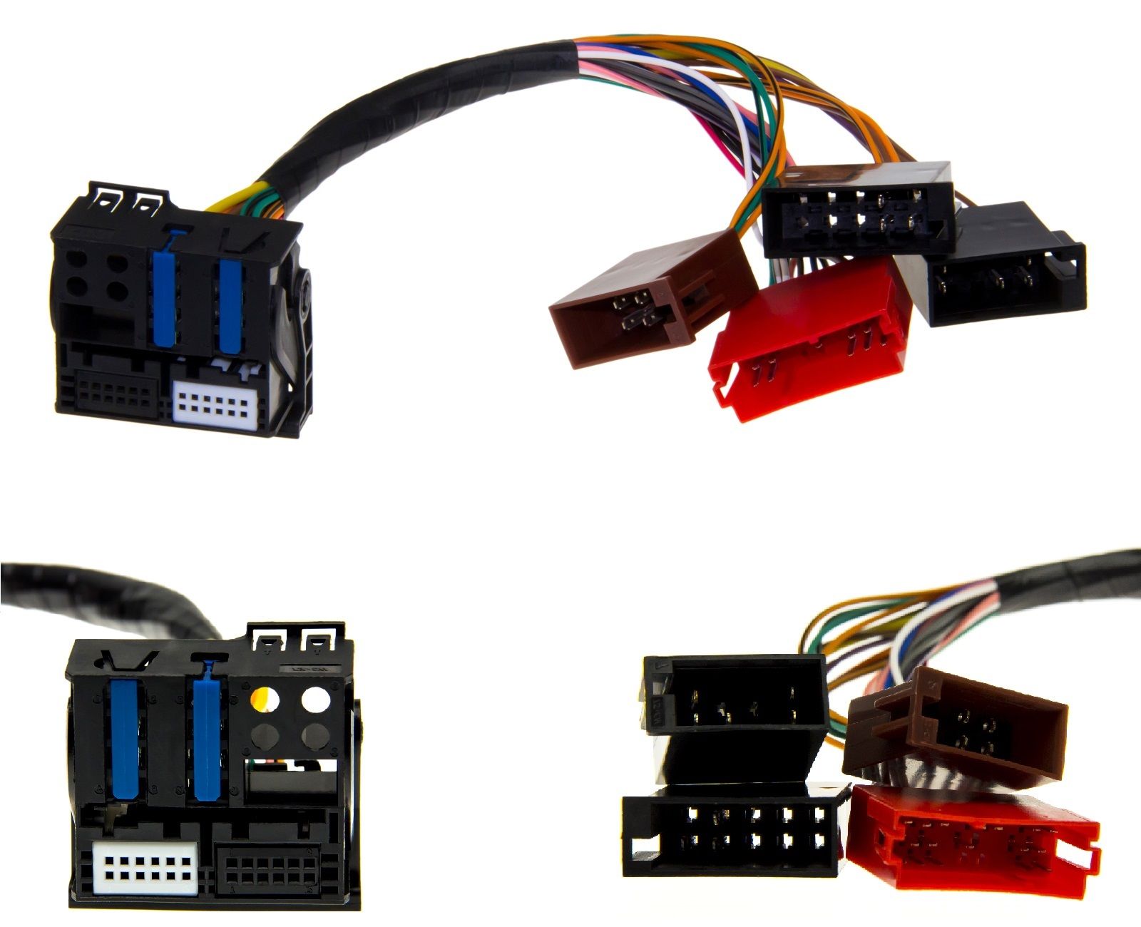 ISO Fakra Quadlock Plug&Play Kabel Adapter für Audi RNS-E Navigation #1000