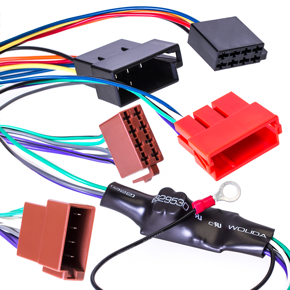 Aktiv Lautsprecher System an NORMALES RADIO Adapter Kabel für VW Audi Seat Skoda