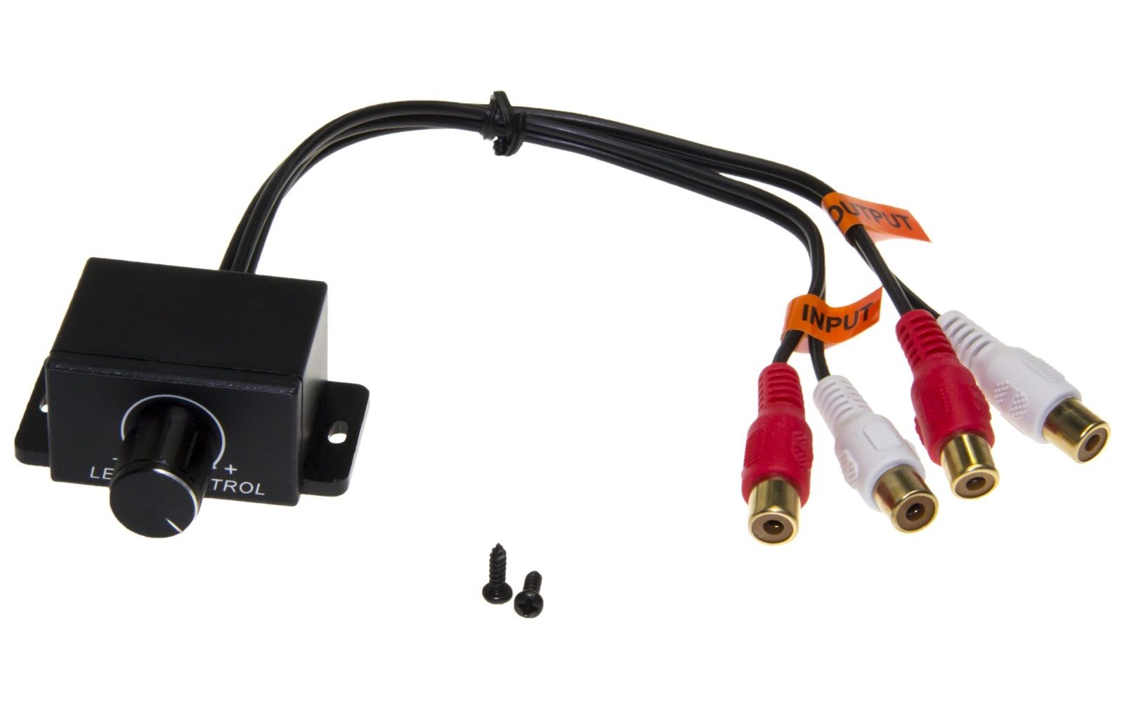 Bass Sound Steuerung Adapter control Cinch Car Auto Radio Audio Pegel Regler