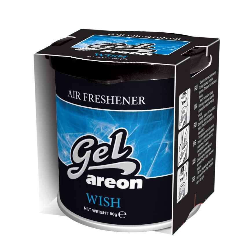 3x Original Areon Gel CAN Autogel Duftdose Duftbaum Lufterfrischer DECKEL Wunsch