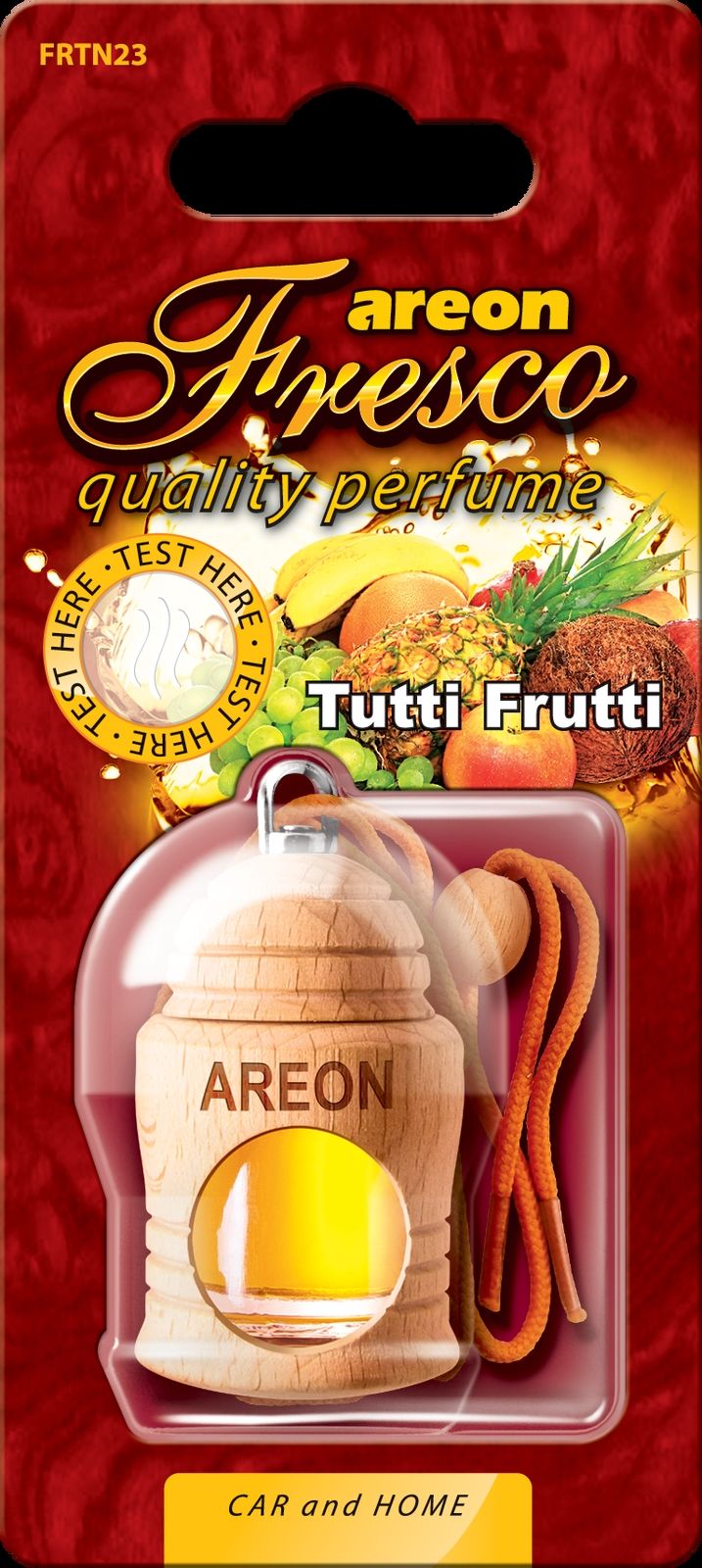 3x Original Areon FRESCO Parfüm Duftdose Duftbaum Lufterfrischer Tutti Frutti