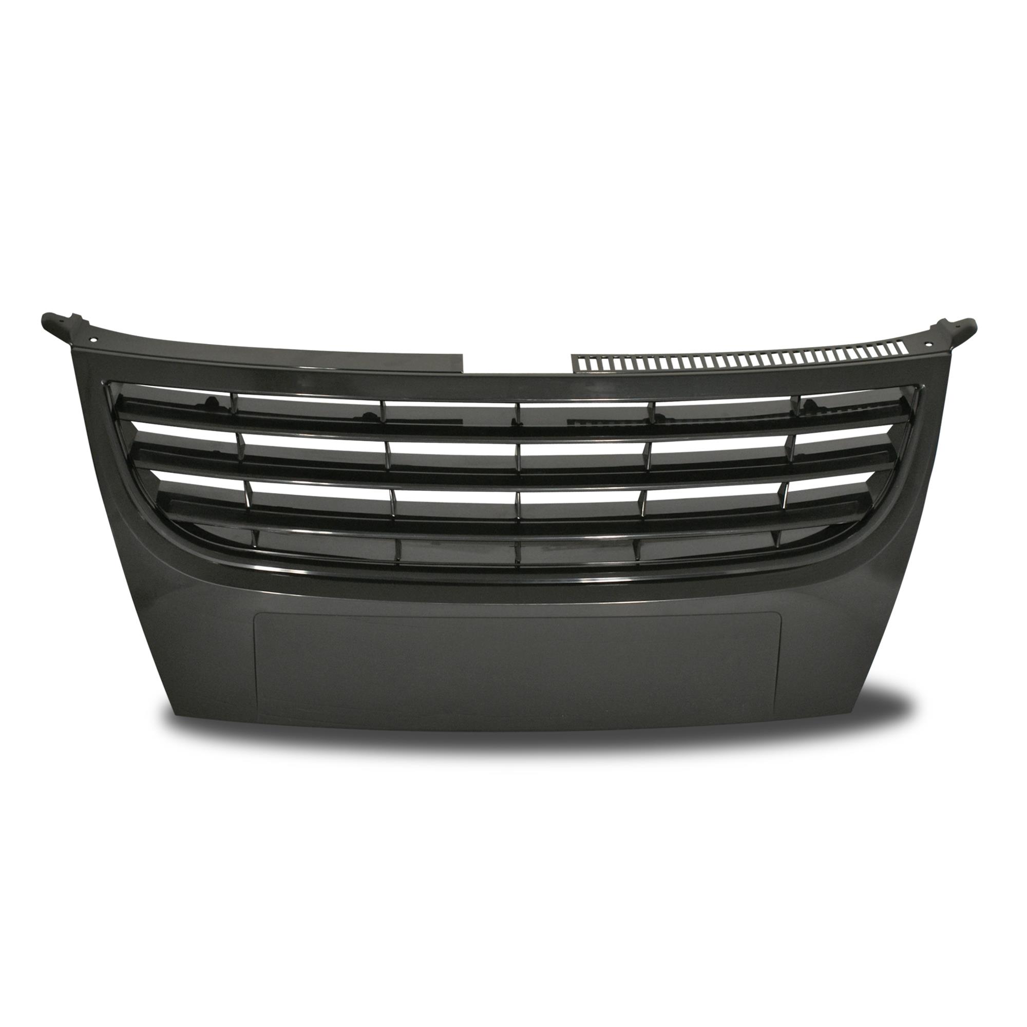 Kühlergrill Sportgrill Gitter Grill ohne Emblem Schwarz für VW Touran 1T 12/06