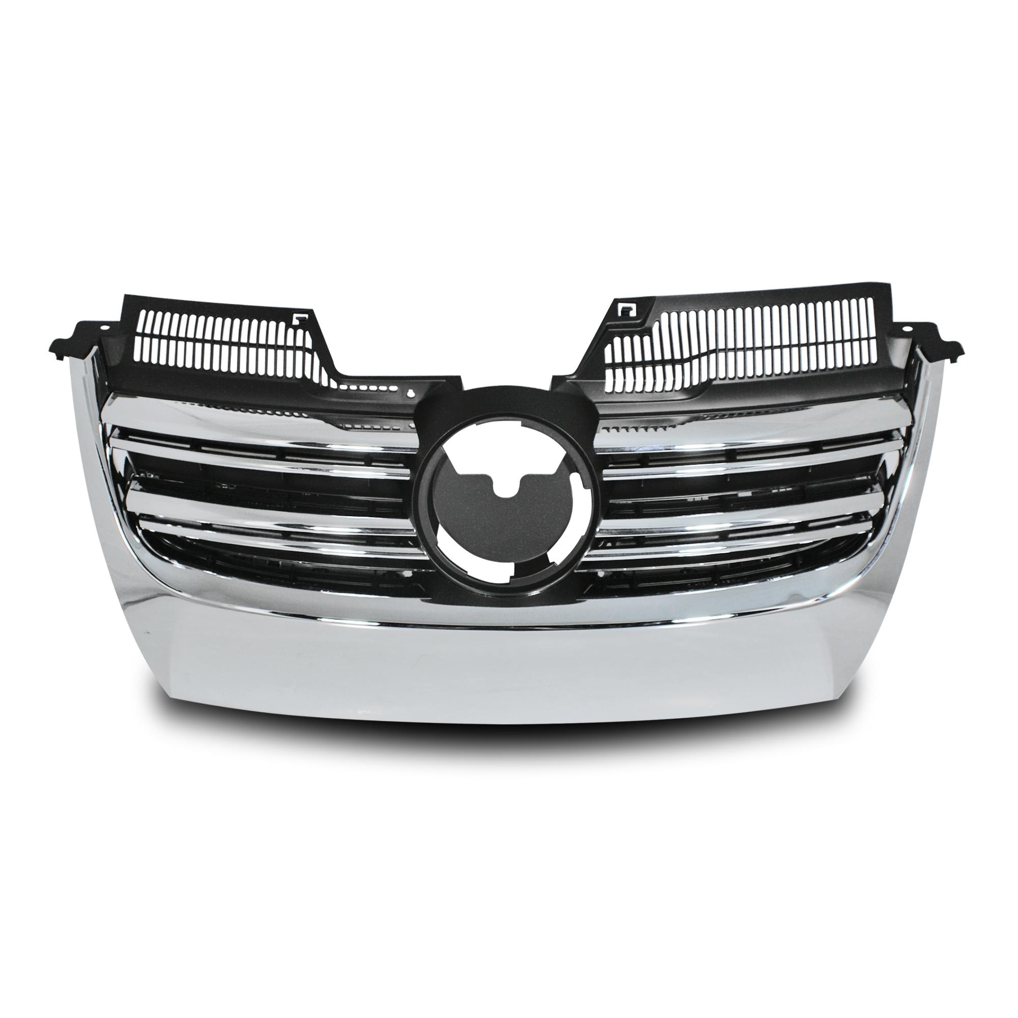 Kühlergrill Sportgrill Gitter Front Grill Chrom Schwarz für VW Golf 5 V 2003-