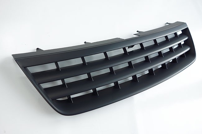 Für VW Touareg 7L Kühlergrill Sportgrill Gitter Front Grill ohne Emblem Schwarz