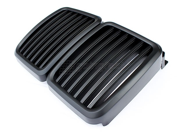 PREMIUM Kühlergrill Sport Grill Gitter Front Schwarz Matt für BMW 3er E30