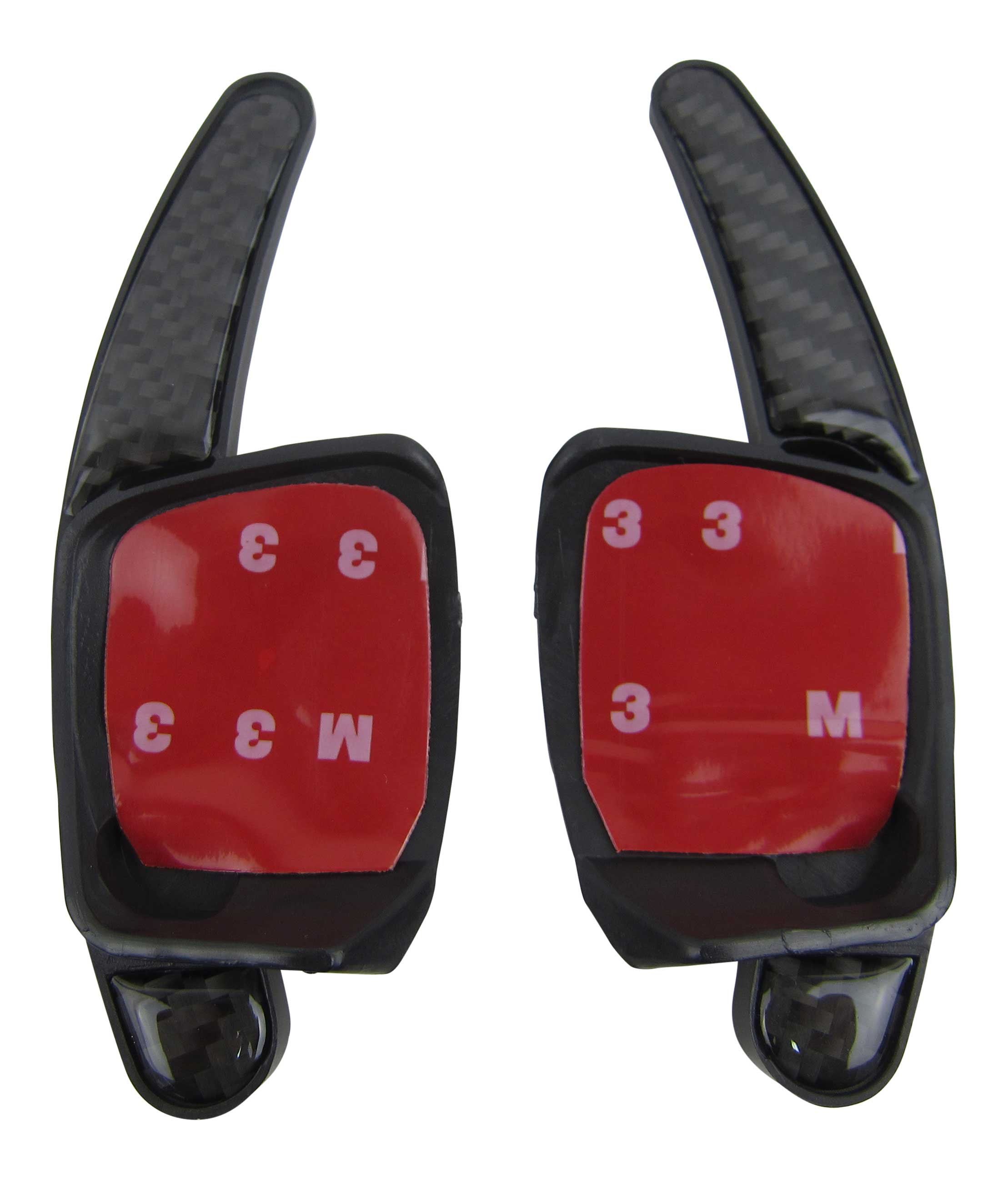 CARBON Schaltwippen Verlängerung DSG Lenkrad Tasten für VW Golf 7 Polo V 6R 6C