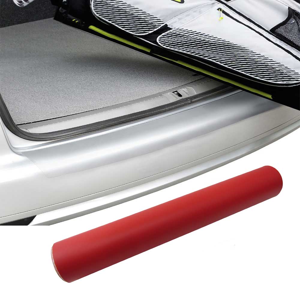 PREMIUM Ladekantenschutz-Folie Lack Schutz Kratzer in Rot für viele Fahrzeuge