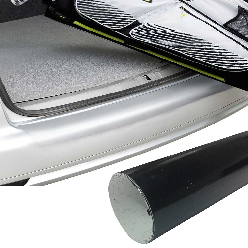 PREMIUM Ladekantenschutz-Folie Lack Schutz Kratzer Schwarz Glanz viele Fahrzeuge