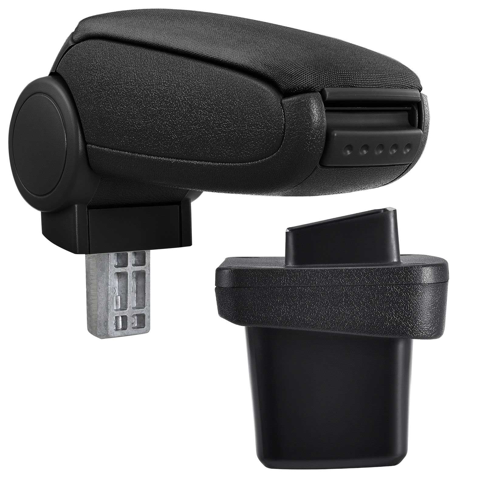 Armlehne Mittelarmlehne MAL KOMPLETT SET Schwarz für VW Golf 7 VII + Variant