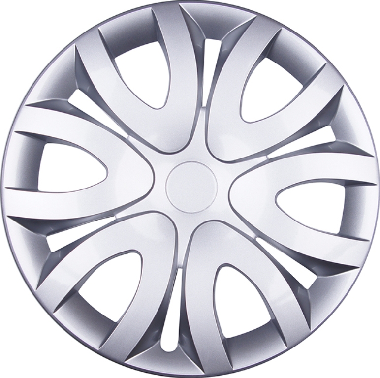 4x PREMIUM DESIGN Radkappen Radzierblenden Blenden 'Mika' 14 ZOLL in Silber