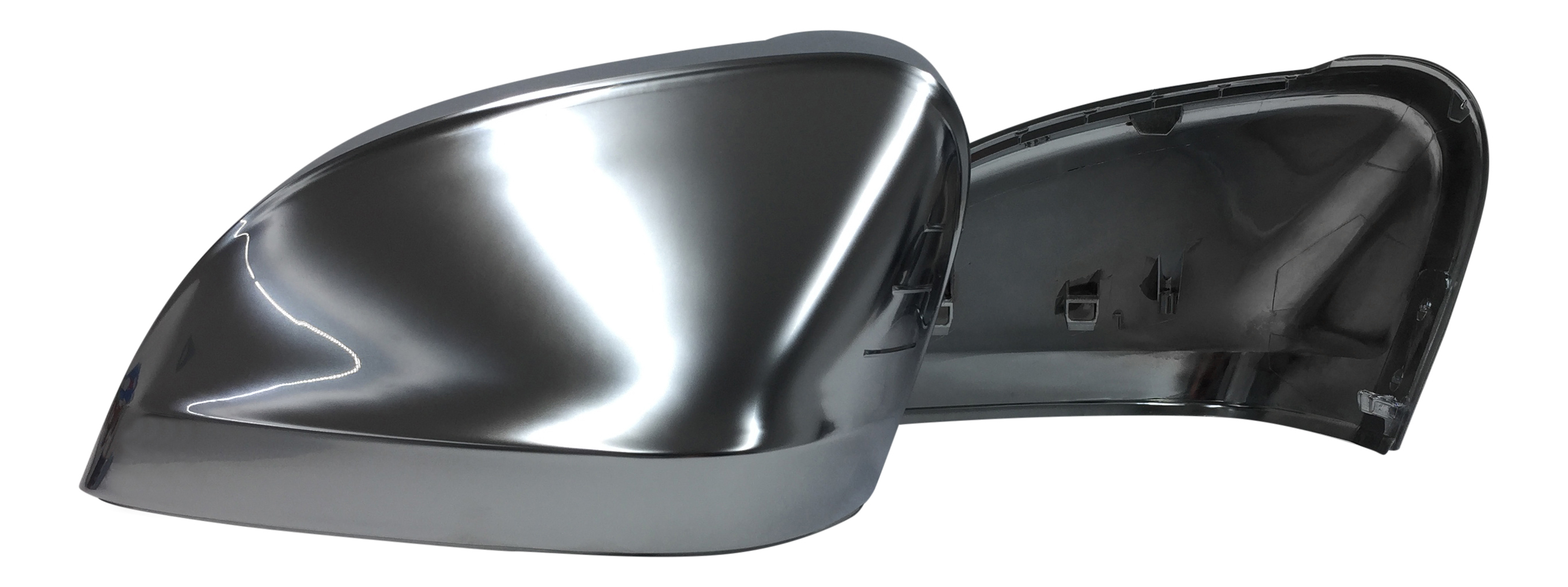 KOMPLETTE Gehäuse ALU Look Spiegel Kappen Außenspiegel für Audi A5 S5 RS5 2016-