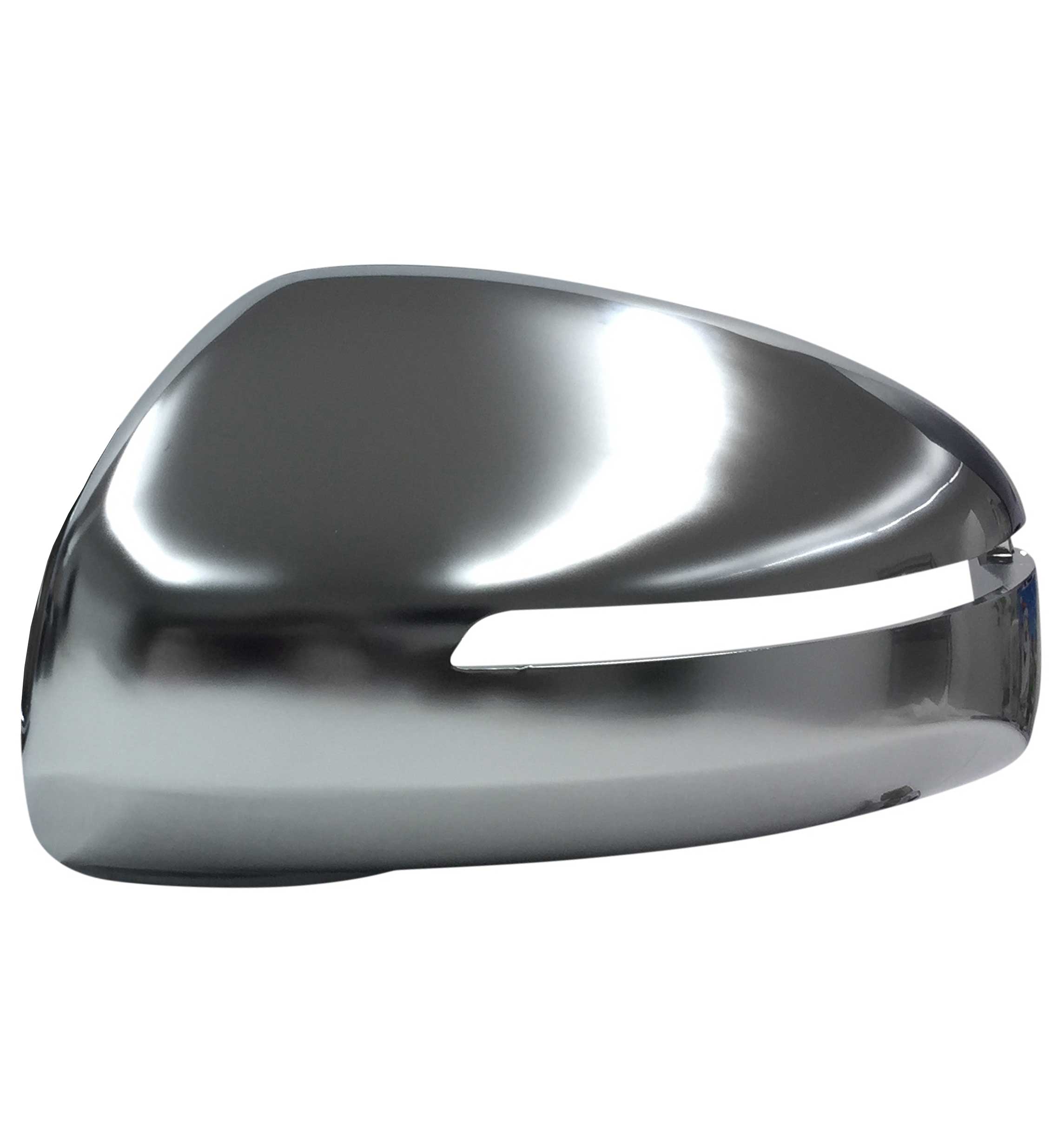 1x LINKS Gehäuse ALU Look Spiegel Kappen Außenspiegel für Audi TT II 2 8J