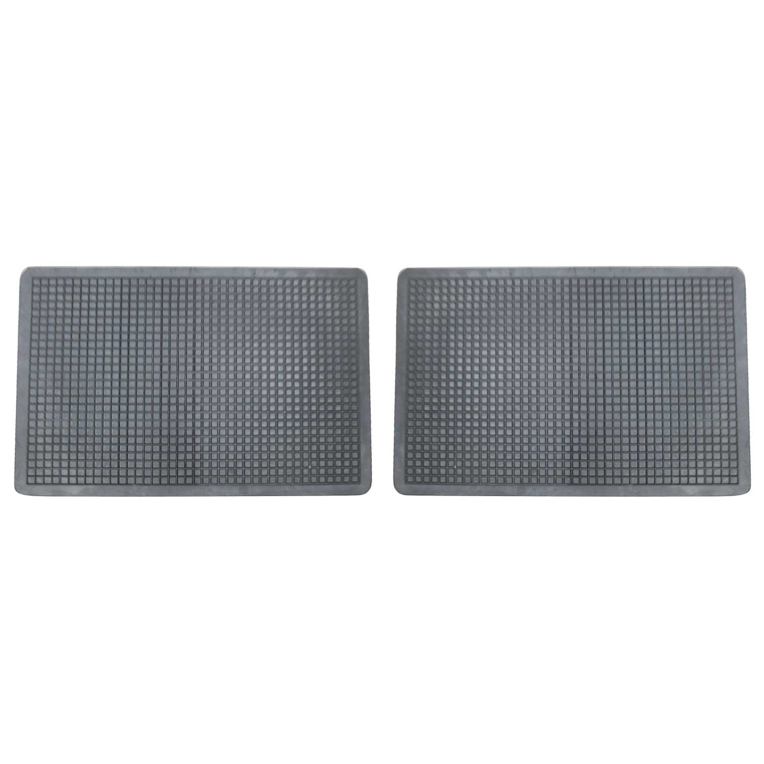 2x Universal Gummi Fußmatte Auto Matte für Auto LKW Wohnwagen Wohnmobil Camping
