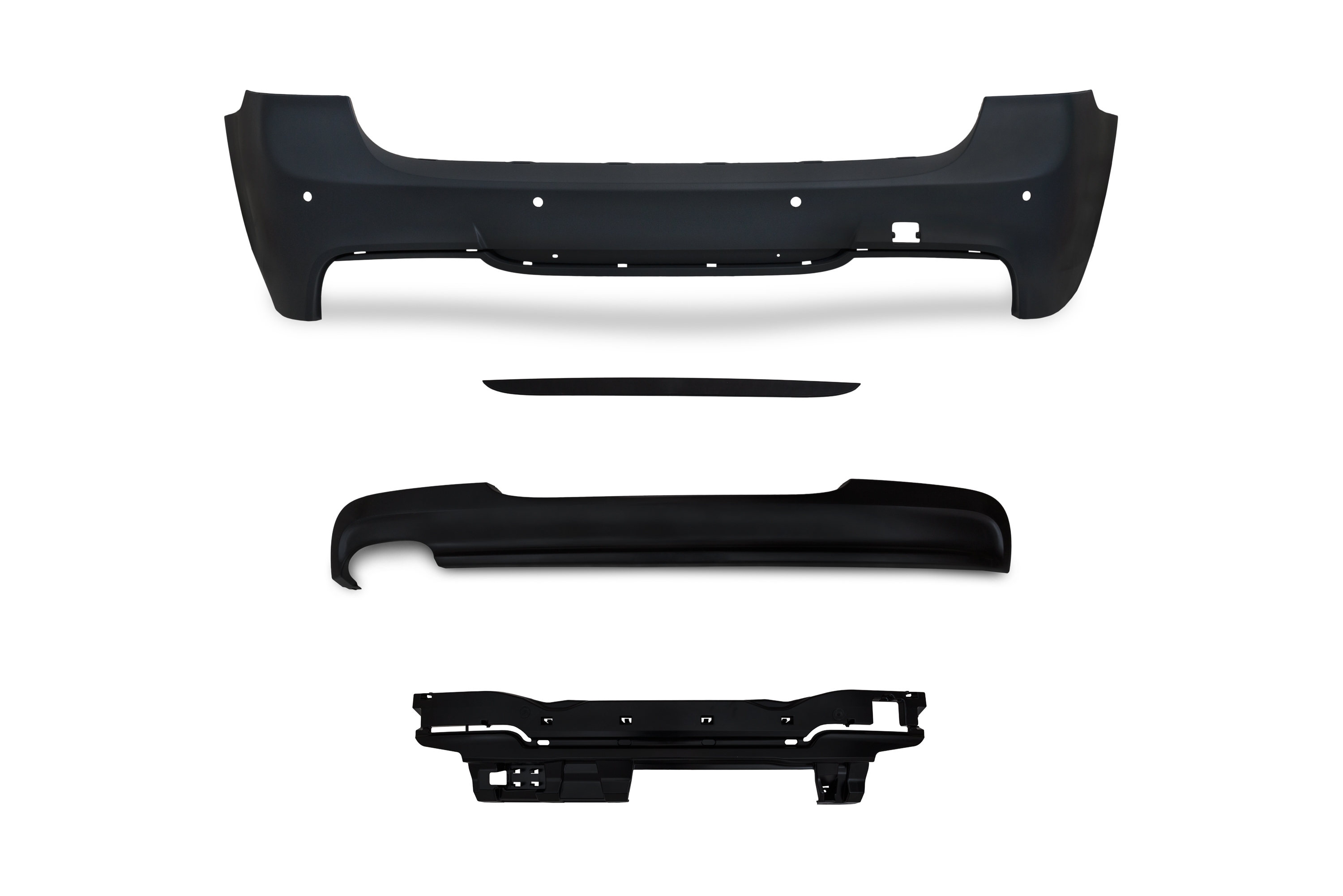 Heck Stoßstange Schürze Hinten Spoiler Sport Look für BMW F11 Touring ab 2010-