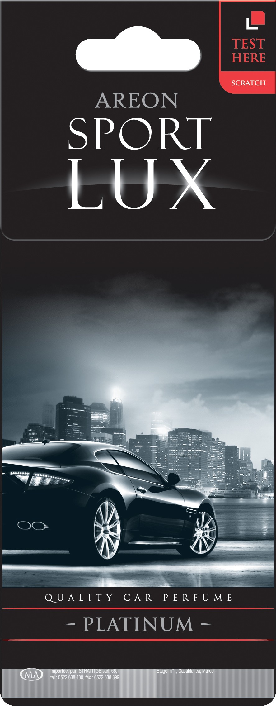 10x Original Areon Duftbaum Lufterfrischer Auto SPORT LUX Platin