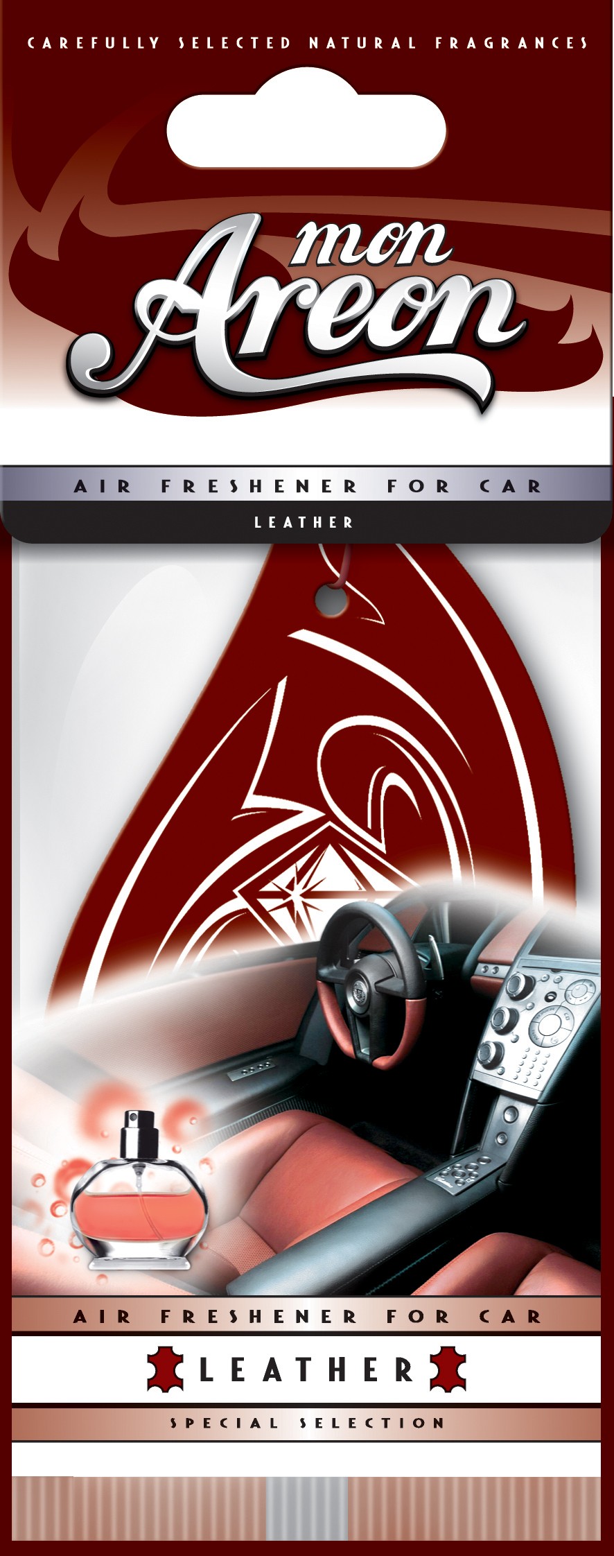 10x Original Areon Duftbaum Lufterfrischer Auto Duft in Leder