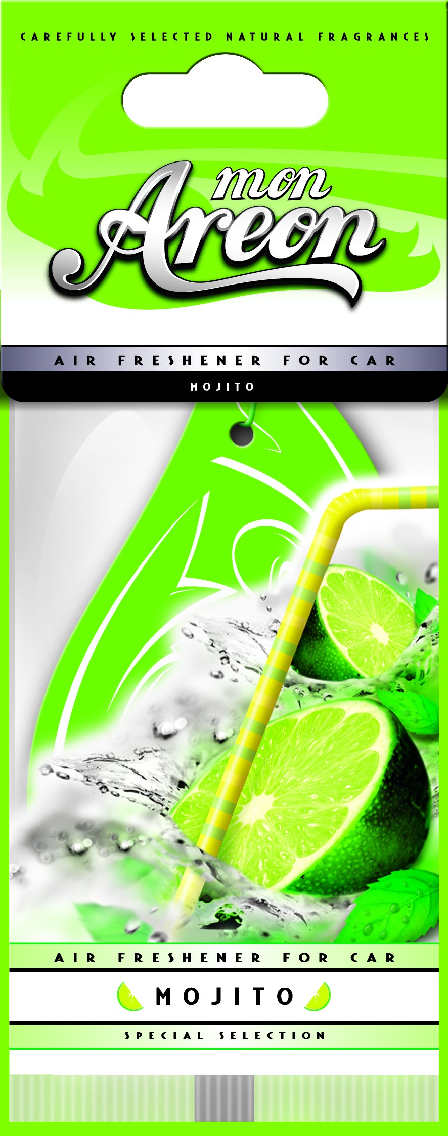 10x Original Areon Duftbaum Lufterfrischer Auto Duft in Mojito