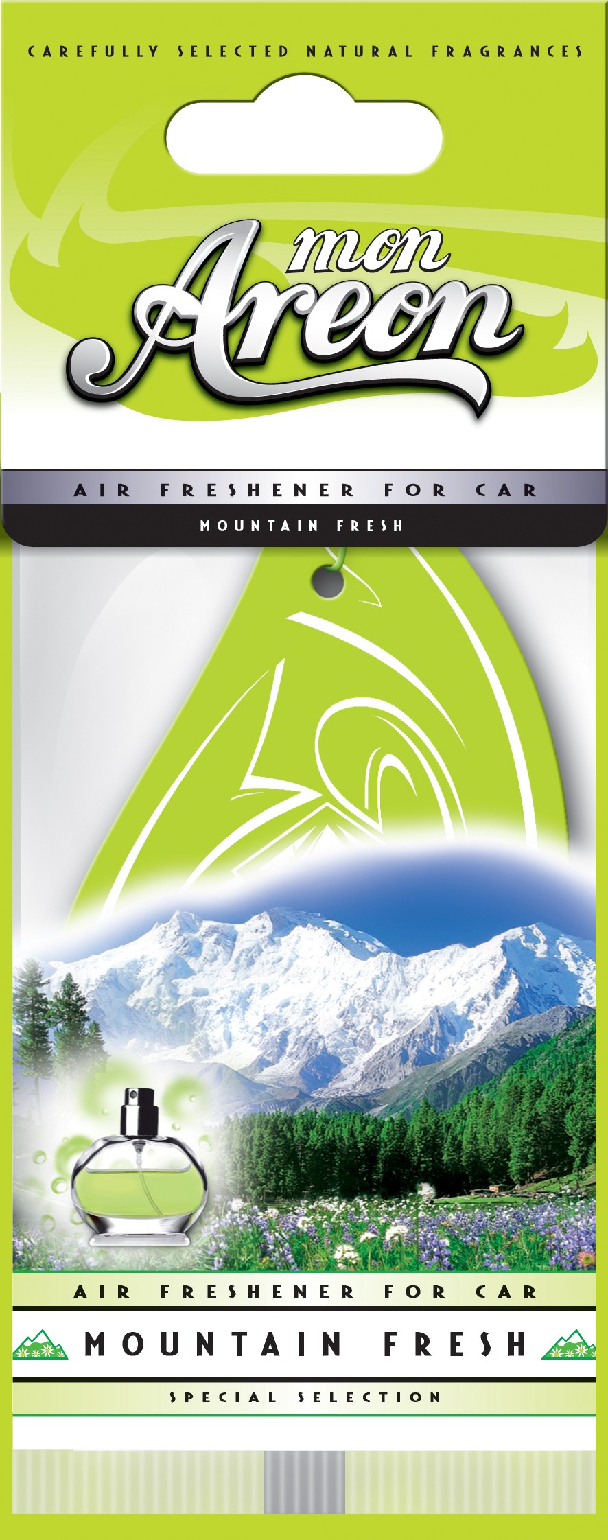 10x Original Areon Duftbaum Lufterfrischer Auto Duft Bergfrische