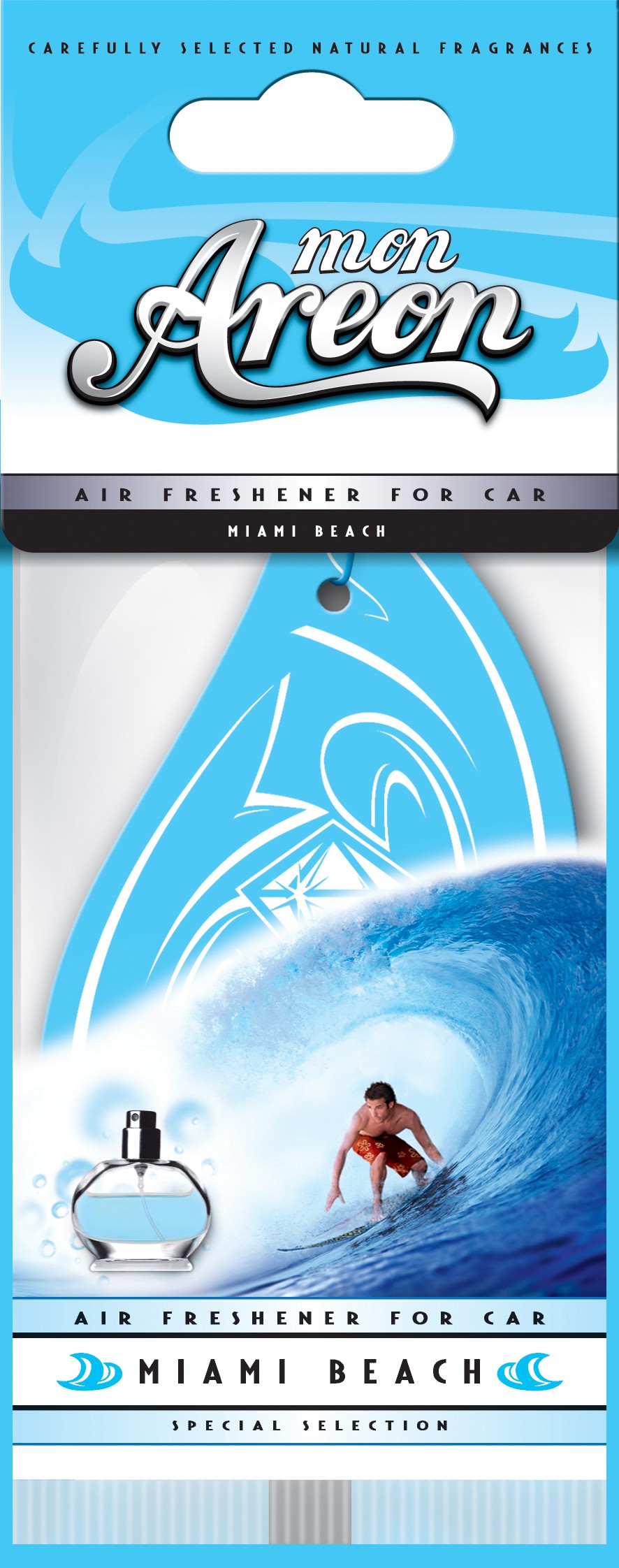10x Original Areon Duftbaum Lufterfrischer Auto Parfüm Miami Beach