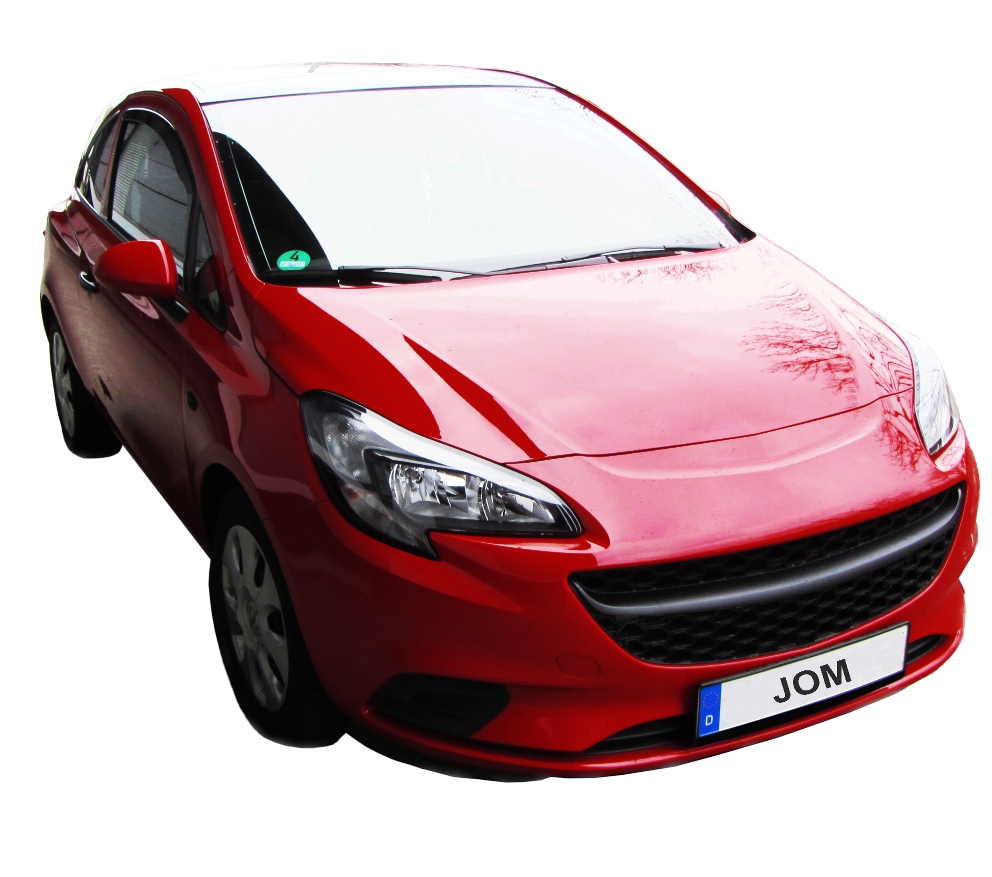 Kühlergrill Sportgrill Gitter Front Grill ohne Emblem Schwarz für Opel Corsa E